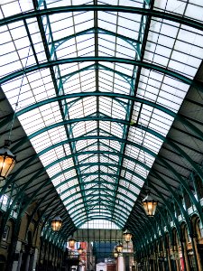 Blue Steel Roof Of The New Convert Garden Market