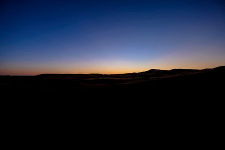 Silhouette Photography Of Desert