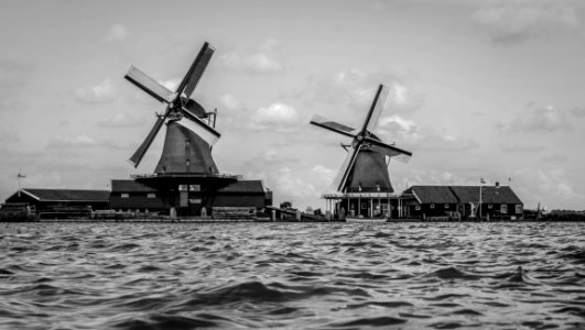 Two Gray Windmill photo
