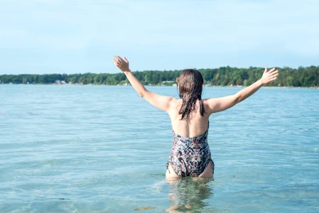 Woman In Body Of Water photo