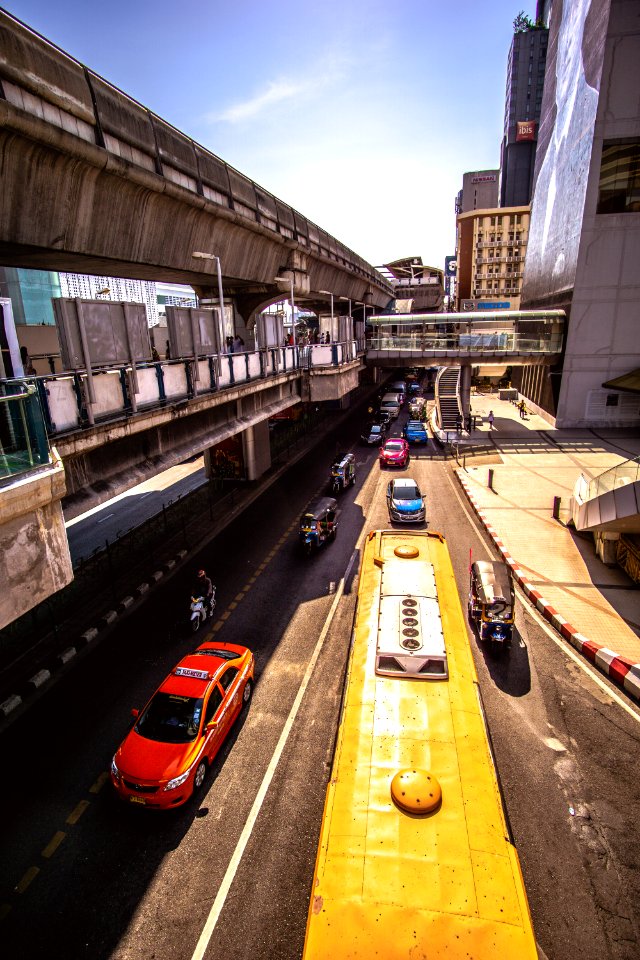 Arial View Photo Of Cars