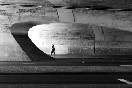 Man In Tunnel