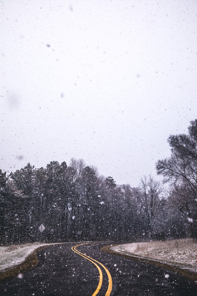 Photography Of Roadway During Winter