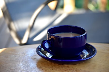 Blue Coffee Cup photo