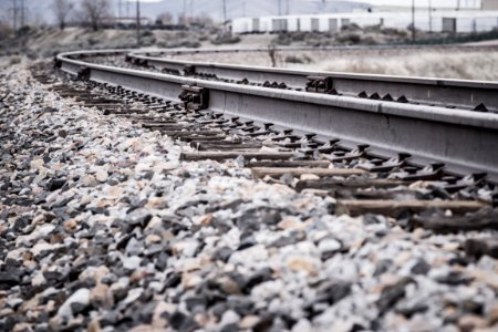 Photography Of Train Railway photo