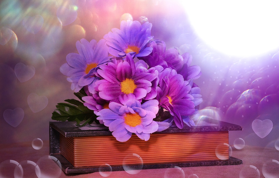 Book light air bubbles