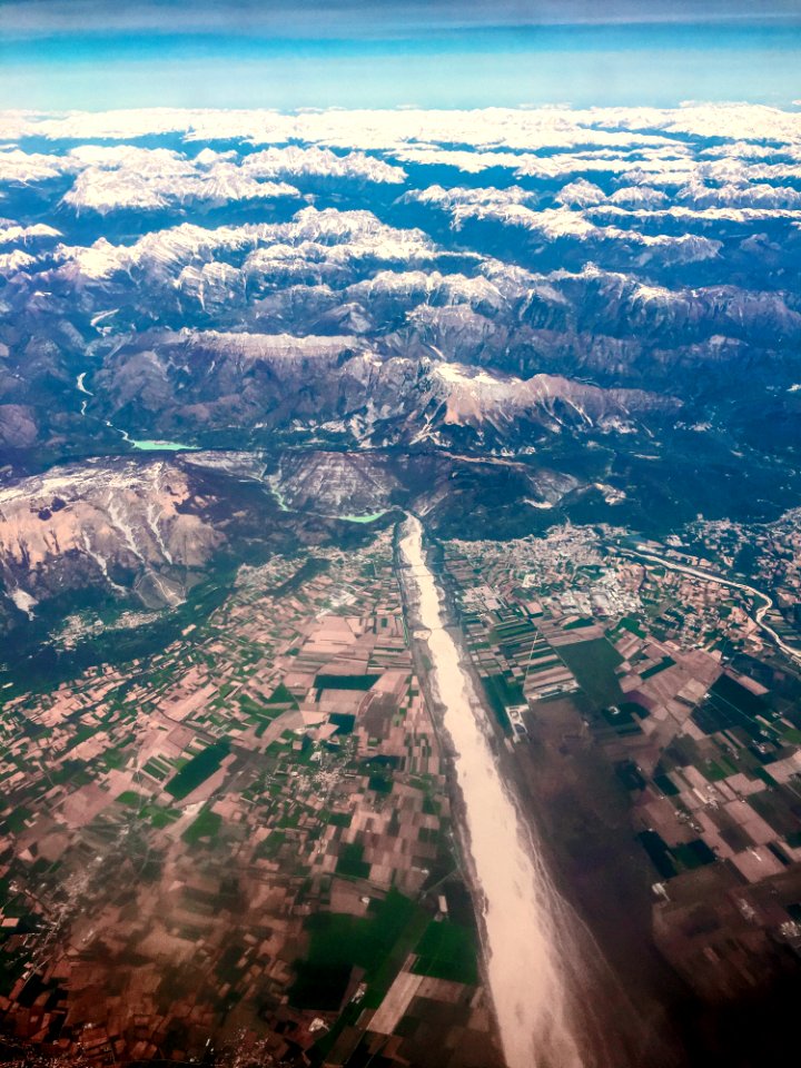Aerial Photography Of Snow Covered Mountains