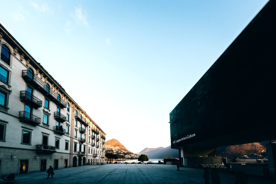 High Rise Building Near On Concrete Pavement