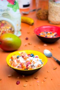 Bowls Of Cereals On A Table photo