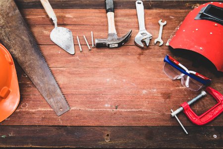 Flat Lay Photography Of Hand Tools photo