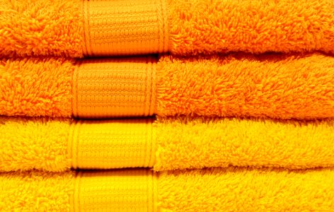 Yellow Orange Textile Material