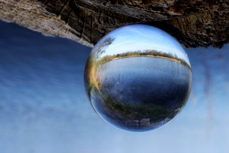 Reflection Water Sky Sphere photo
