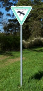 Grass Nature Reserve Sign Signage