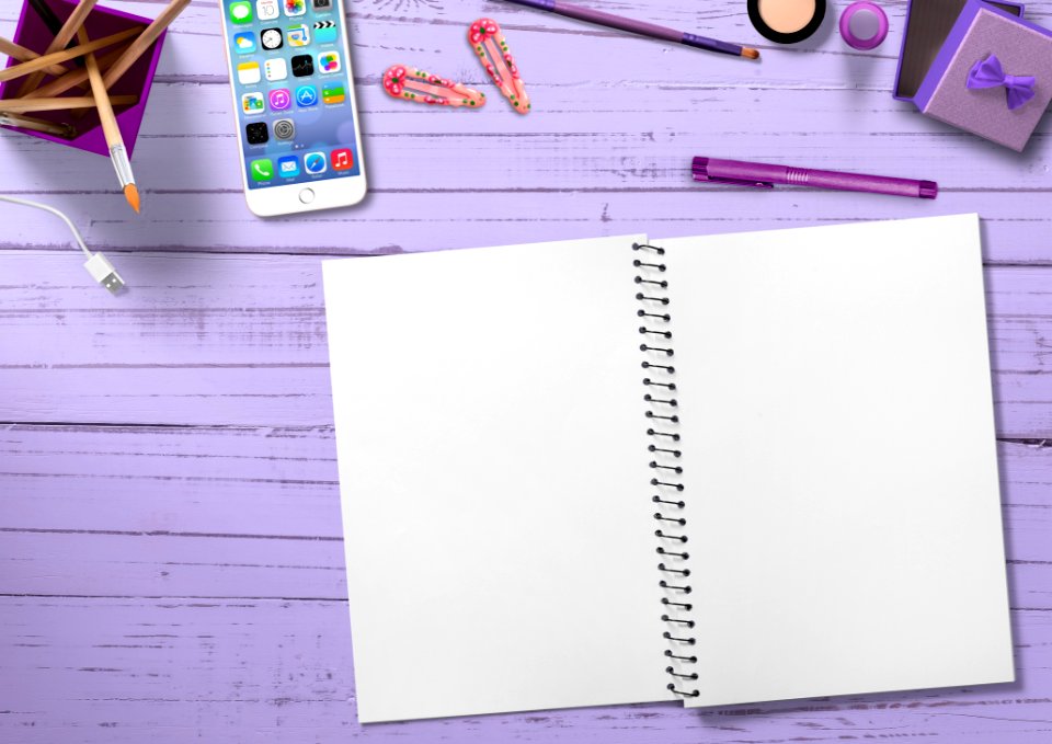Font Paper Notebook