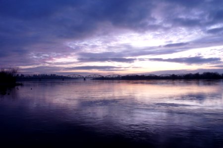 Sky Reflection Water Waterway photo