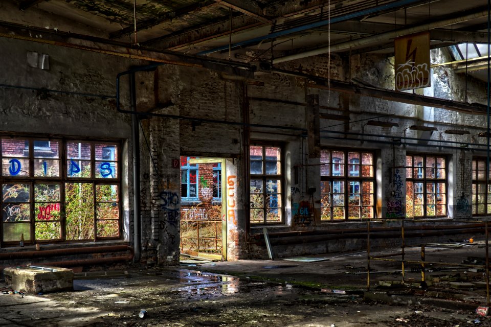 Window Wood Ruins Facade