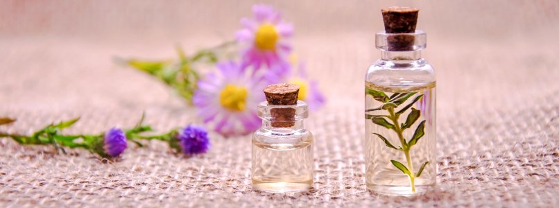 Glass Bottle Perfume Flower Product
