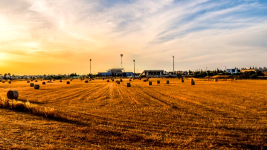 Sky Field Plain Horizon photo