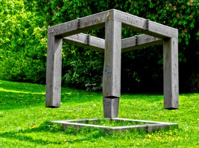 Grass Tree Outdoor Structure Wood photo