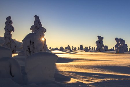 Snow Sky Winter Arctic photo