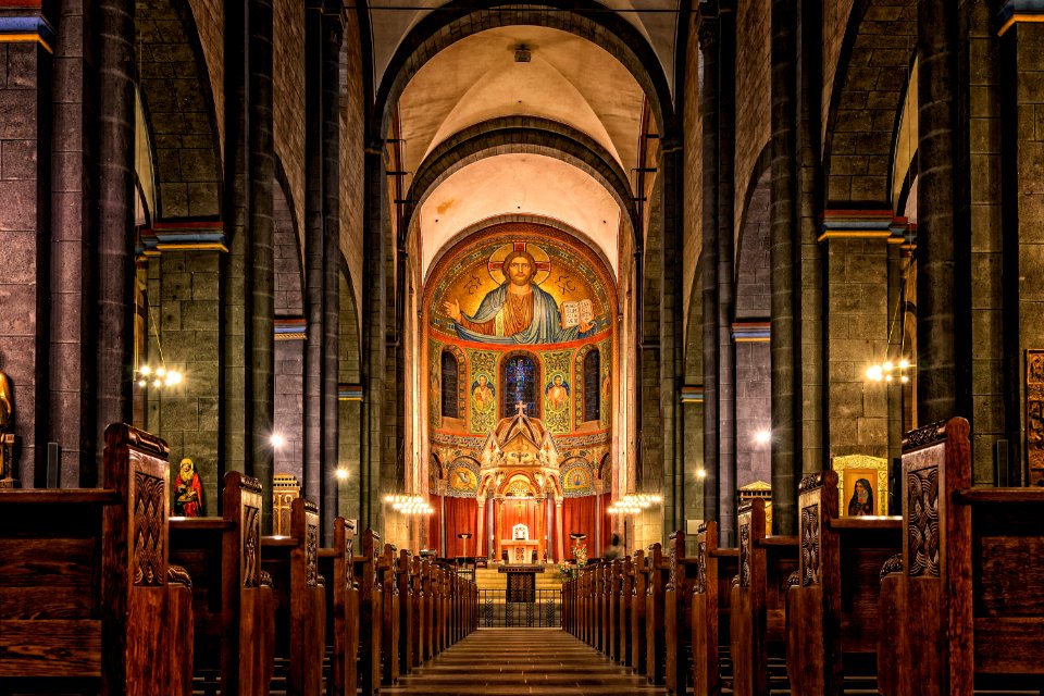 Place Of Worship Cathedral Chapel Stained Glass