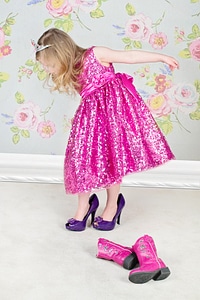 Dress glamour childhood