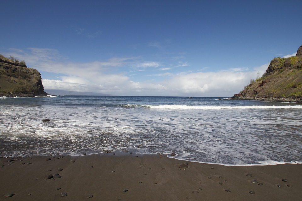 Ocean shoreline tropical photo