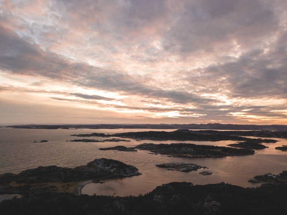 Islands Under Blue And White Sky photo