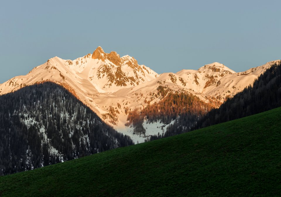 White And Gray Mountains