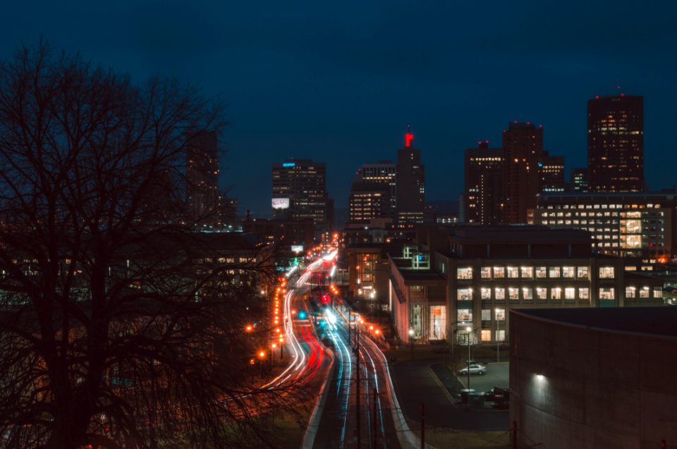 Photo Of City At Night photo