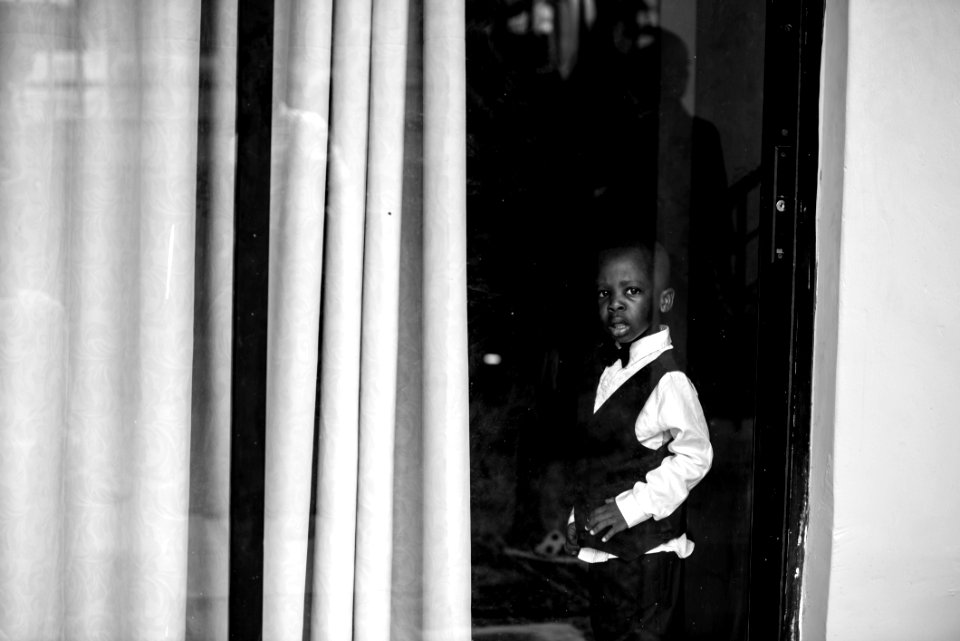 Boy Wearing White Dress Shirt