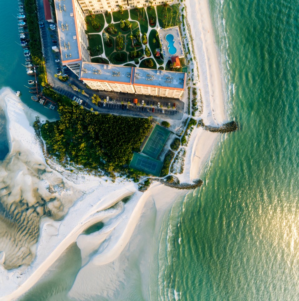Aerial View Of Island