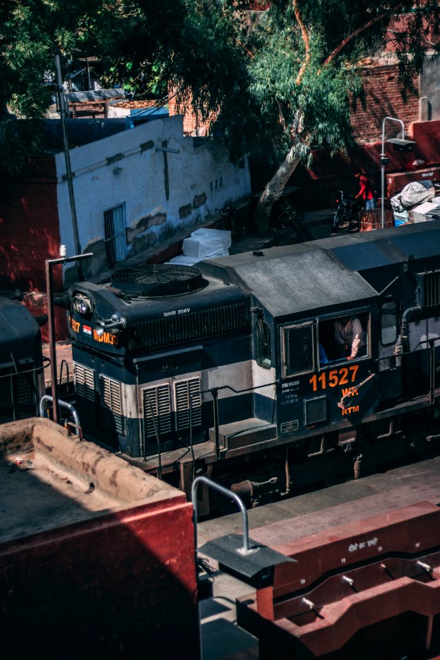 Photo Of Train On Railway