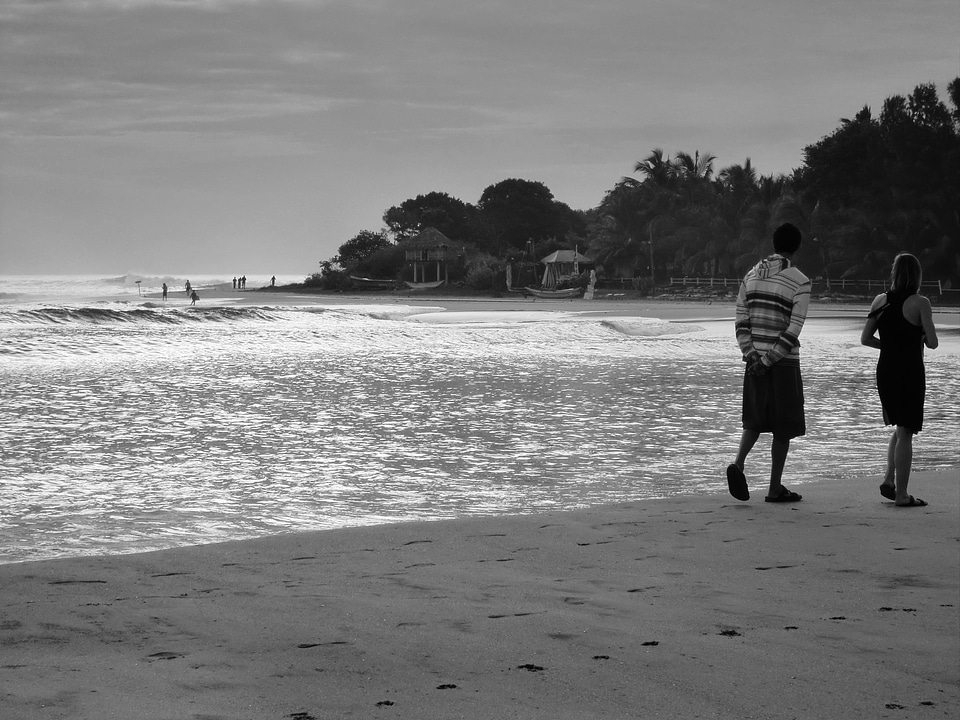 Beach arugambay beach sri lanka
