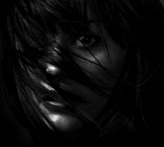 Monochrome Photography Of A Woman