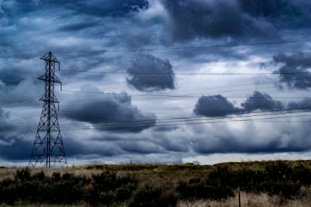 View Of Electric Post