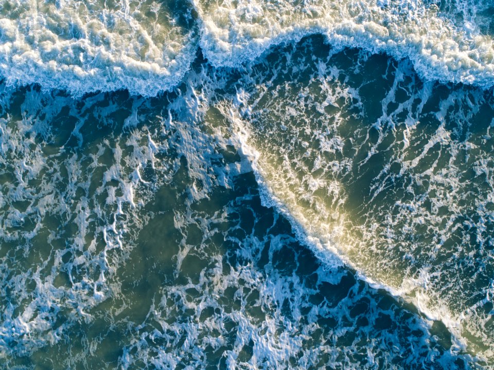 Birds Eye View Of Ocean