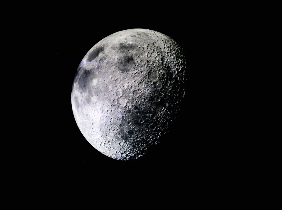 Grayscale Photo Of Moon