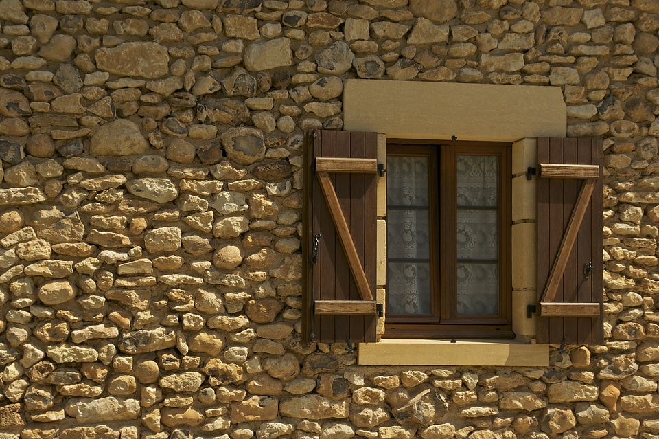 Wall window outside