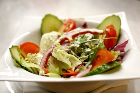 Close-Up Photo Of Vegetable Salad On Bowl