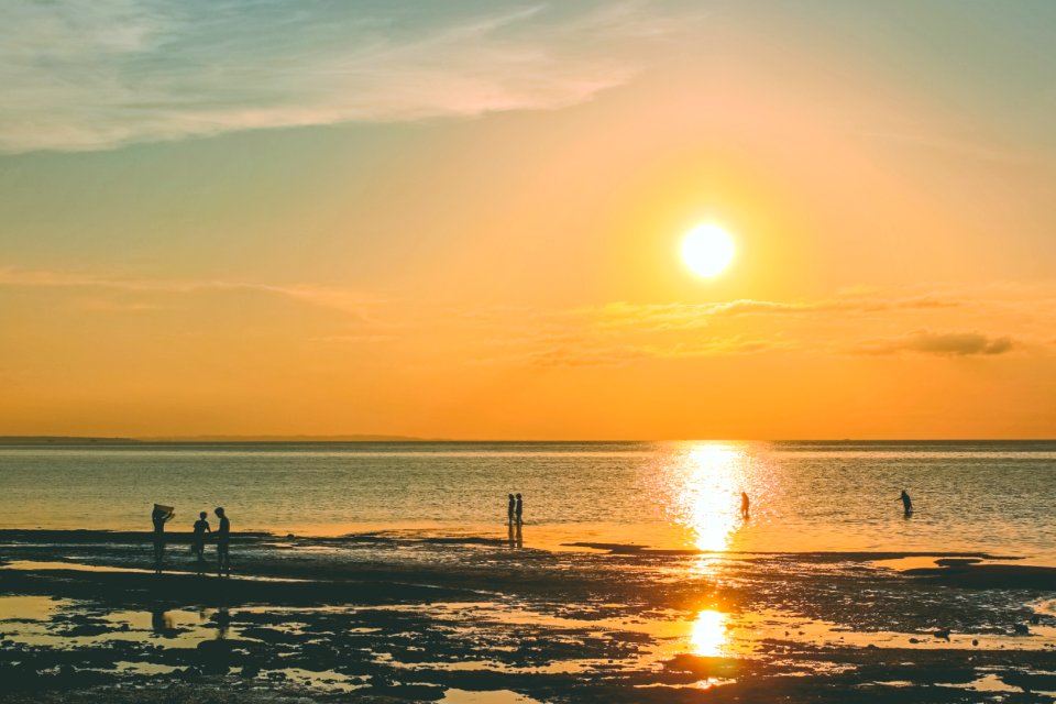 Sunset And Ocean