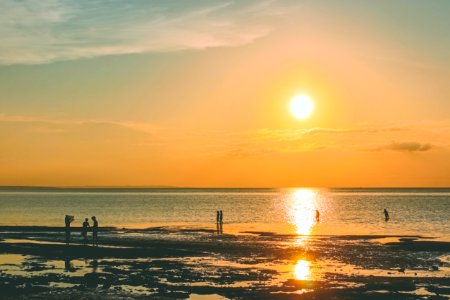 Sunset And Ocean