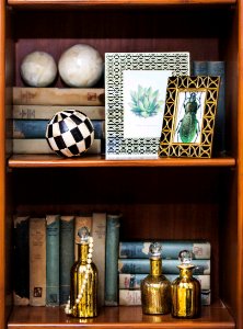 Shelf With Books photo