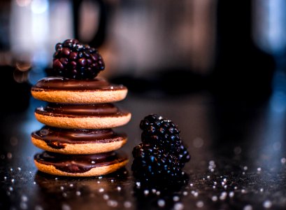 Raspberry On Cookie