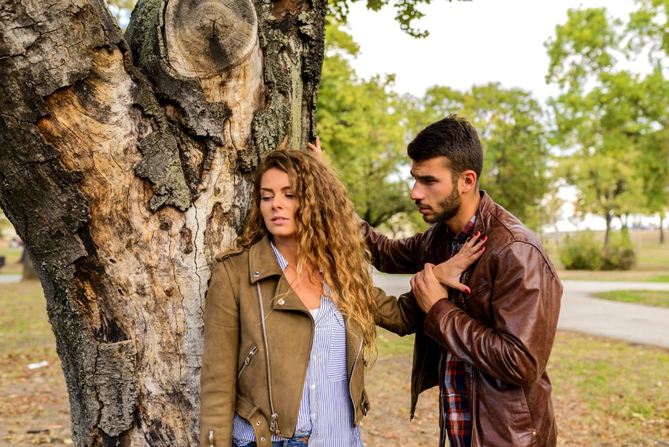 Man And Woman Wearing Brown Full-zip Jackets