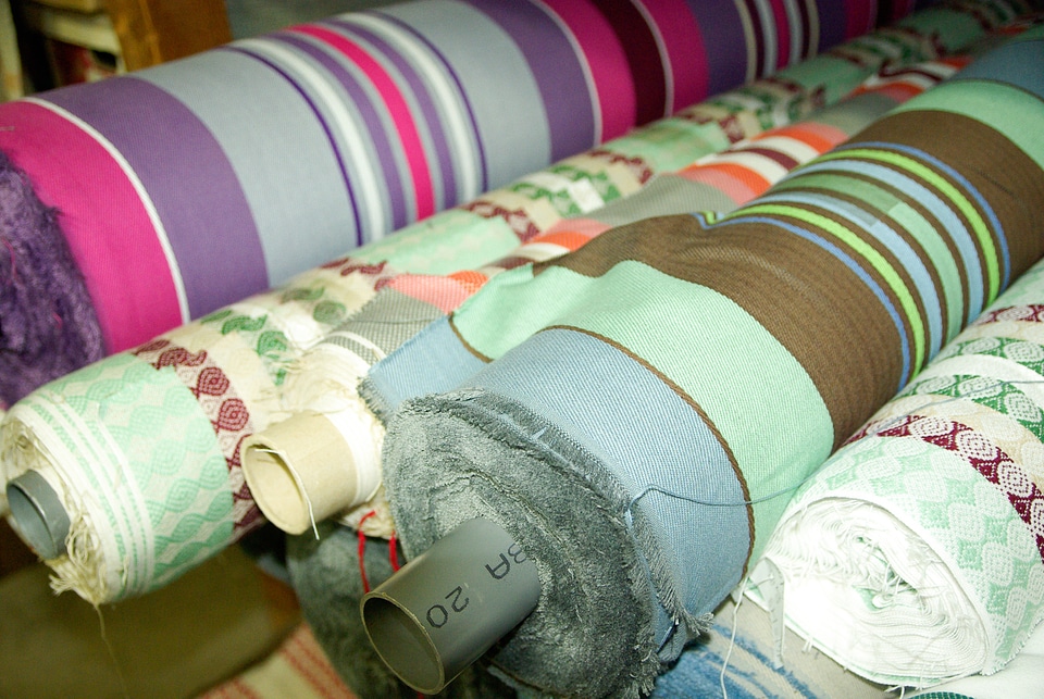 Fabrics canvas rolls