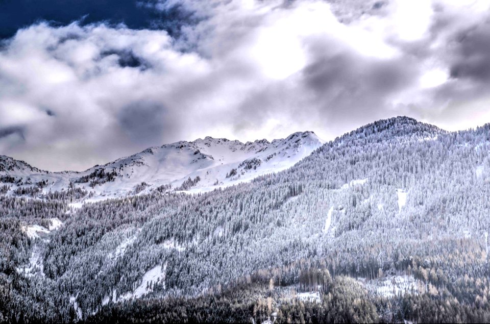 Grayscale Photography Of Mountain