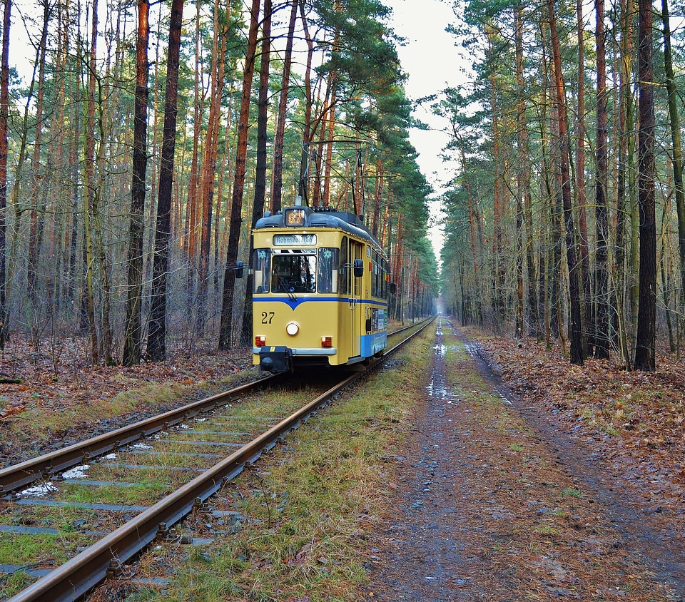 Railcar forest track woltersdorf - berlin