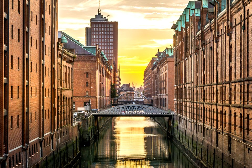 Reflection Waterway City Water photo