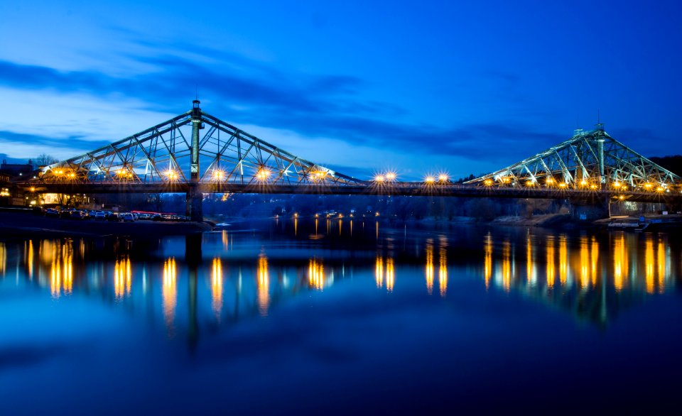 Bridge Reflection Landmark Sky